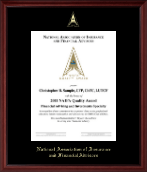 National Association of Insurance and Financial Advisors Gold Embossed Certificate Frame in Camby