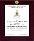 National Association of Insurance and Financial Advisors Century Gold Engraved Certificate Frame in Cordova