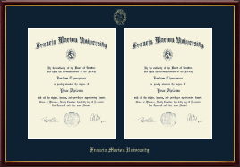 Double Diploma Frame