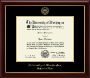 University of Washington diploma frame - Gold Embossed Diploma Frame in Gallery