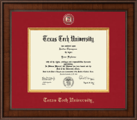 Texas Tech University Presidential Masterpiece Diploma Frame in Madison