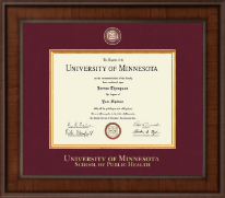 University of Minnesota Presidential Masterpiece Diploma Frame in Madison