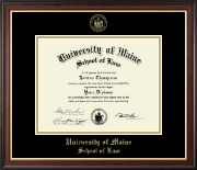 University of Southern Maine diploma frame - Gold Embossed Diploma Frame in Studio Gold