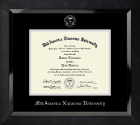 MidAmerica Nazarene University Silver Embossed Diploma Frame in Eclipse