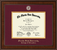 Florida State University diploma frame - Presidential Masterpiece Diploma Frame in Madison