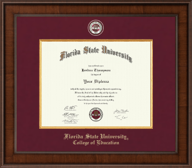 Florida State University diploma frame - Presidential Masterpiece Diploma Frame in Madison
