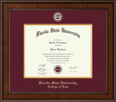 Florida State University diploma frame - Presidential Masterpiece Diploma Frame in Madison