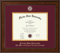 Florida State University diploma frame - Presidential Masterpiece Diploma Frame in Madison