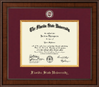 Florida State University diploma frame - Presidential Masterpiece Diploma Frame in Madison