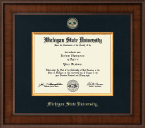 Michigan State University Presidential Masterpiece Diploma Frame in Madison
