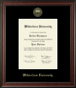 Wilberforce University diploma frame - Gold Embossed Diploma Frame in Studio