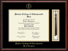Palmer College of Chiropractic West Campus Tassel Edition Diploma Frame in Southport