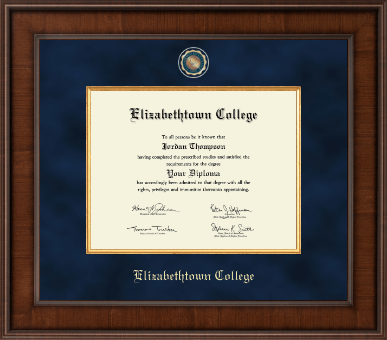 Elizabethtown College diploma frame - Presidential Masterpiece Diploma Frame in Madison