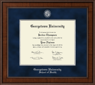 Georgetown University diploma frame - Presidential Masterpiece Diploma Frame in Madison