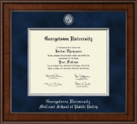 Georgetown University Presidential Pewter Masterpiece Diploma Frame in Madison