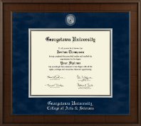 Georgetown University diploma frame - Presidential Masterpiece Diploma Frame in Madison
