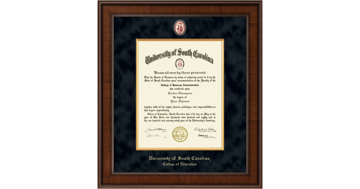 USC College of Education Diploma Frames Church Hill Classics