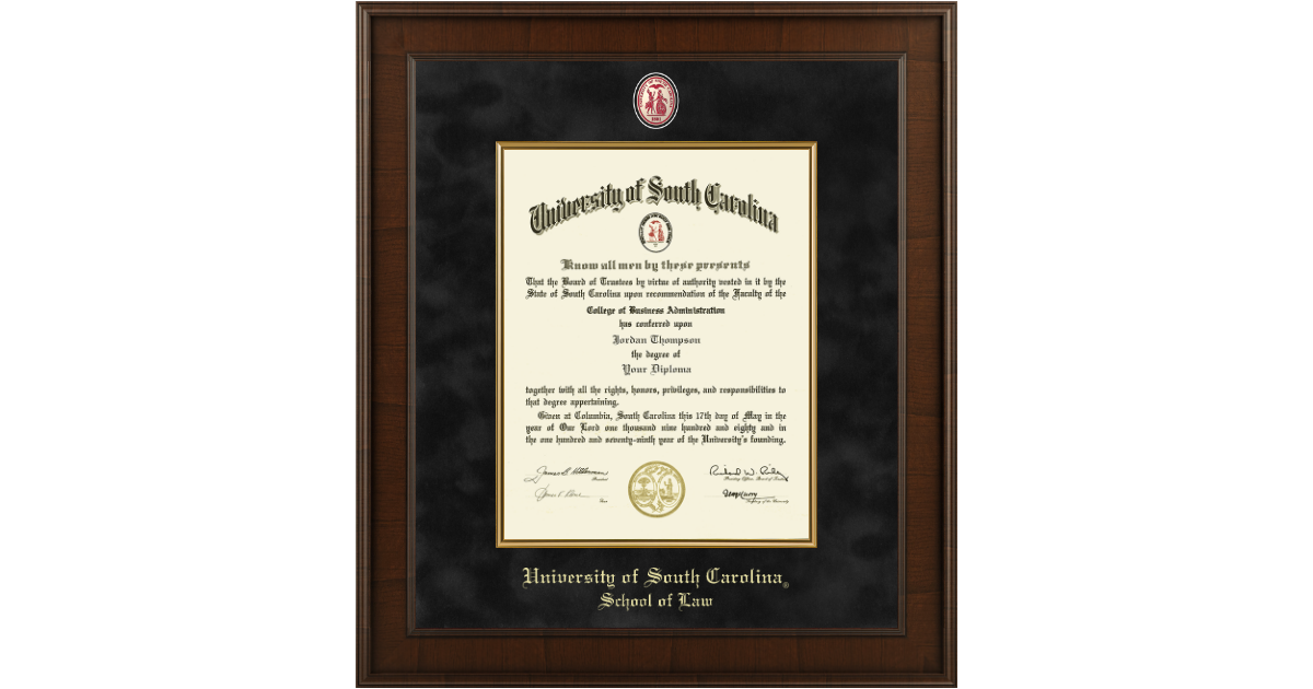 USC School of Law Diploma Frames | Church Hill Classics