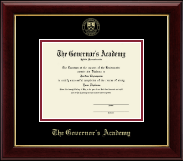 The Governor's Academy diploma frame - Gold Embossed Diploma Frame in Gallery