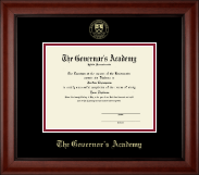 The Governor's Academy diploma frame - Gold Embossed Diploma Frame in Cambridge