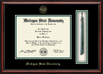 Michigan State University Tassel Edition Diploma Frame in Southport