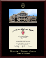 University of Wisconsin Madison diploma frame - Campus Scene Edition Diploma Frame in Galleria