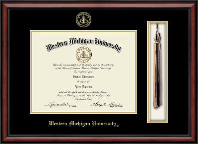 Western Michigan University diploma frame - Tassel & Cord Diploma Frame in Southport