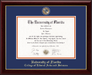University of Florida diploma frame - Masterpiece Medallion Diploma Frame in Gallery