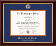 University of Florida Masterpiece Medallion Diploma Frame in Gallery
