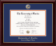 University of Florida Masterpiece Medallion Diploma Frame in Gallery