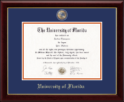 University of Florida diploma frame - Masterpiece Medallion Diploma Frame in Gallery