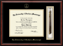 The University of Southern Mississippi diploma frame - Tassel & Cord Diploma Frame in Southport