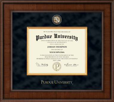 Purdue University diploma frame - Presidential Masterpiece Diploma Frame in Madison