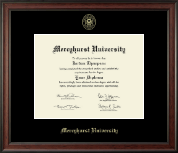 Mercyhurst University diploma frame - Gold Embossed Diploma Frame in Studio