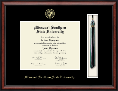 Missouri Southern State University diploma frame - Tassel & Cord Diploma Frame in Southport