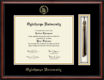 Oglethorpe University diploma frame - Tassel & Cord Diploma Frame in Southport