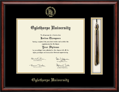 Oglethorpe University diploma frame - Tassel & Cord Diploma Frame in Southport