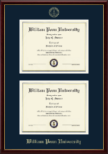 William Penn University Double Diploma Frame in Galleria