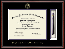 Stephen F. Austin State University diploma frame - Tassel & Cord Diploma Frame in Southport