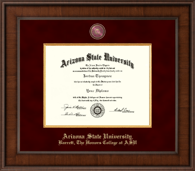 Arizona State University diploma frame - Presidential Masterpiece Diploma Frame in Madison