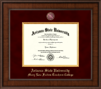 Arizona State University Presidential Masterpiece Diploma Frame in Madison