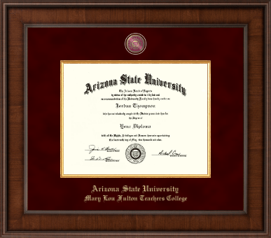 Arizona State University diploma frame - Presidential Masterpiece Diploma Frame in Madison