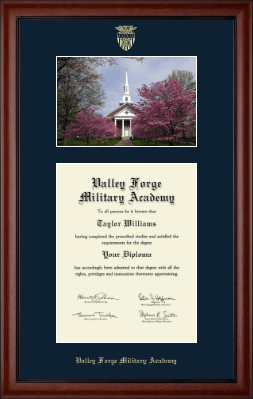 Valley Forge Military Academy diploma frame - Campus Scene Edition Diploma Frame in Cambridge