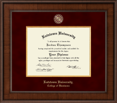 Kutztown University diploma frame - Presidential Masterpiece Diploma Frame in Madison