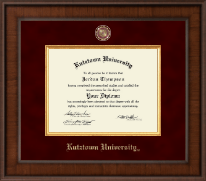 Kutztown University Presidential Masterpiece Diploma Frame in Madison