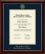 Hebrew Union College Gold Embossed Diploma Frame in Gallery