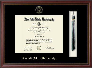 Norfolk State University diploma frame - Tassel & Cord Diploma Frame in Newport