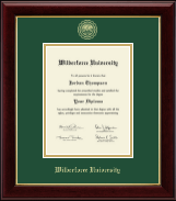 Wilberforce University diploma frame - Gold Embossed Diploma Frame in Gallery