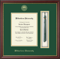 Wilberforce University diploma frame - Tassel Edition Diploma Frame in Newport