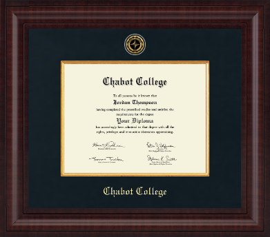 Chabot College diploma frame - Presidential Gold Engraved Diploma Frame in Premier